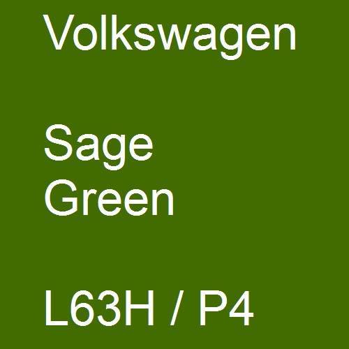 Volkswagen, Sage Green, L63H / P4.